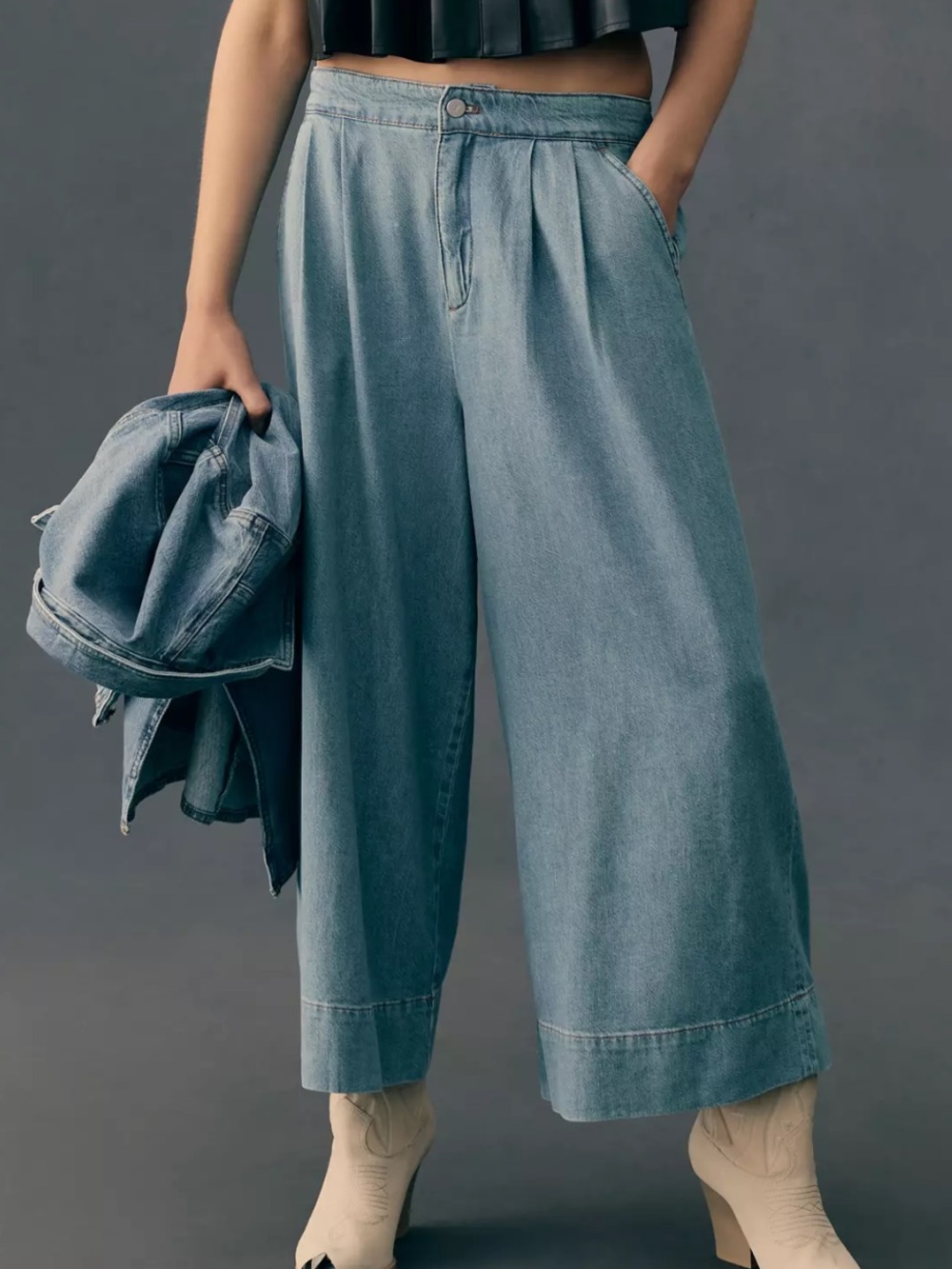 Pilcro Wide Leg Jeans